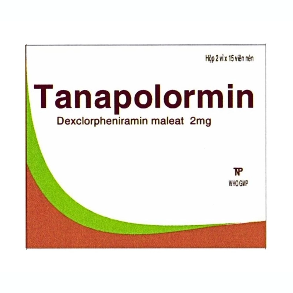 Tanapolormin 2mg Thành Nam 2 vỉ x 15 viên