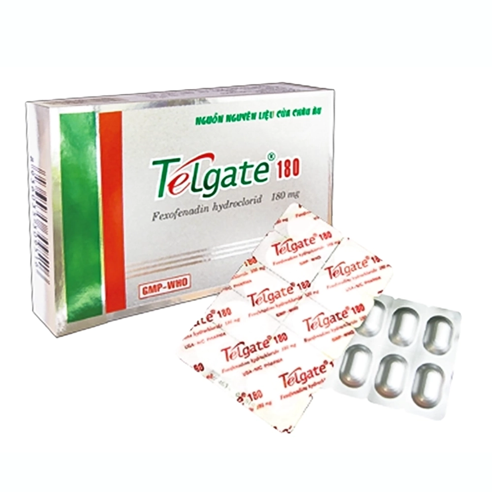 Telgate 180mg USA-NIC Pharma 2 vỉ x 10 viên
