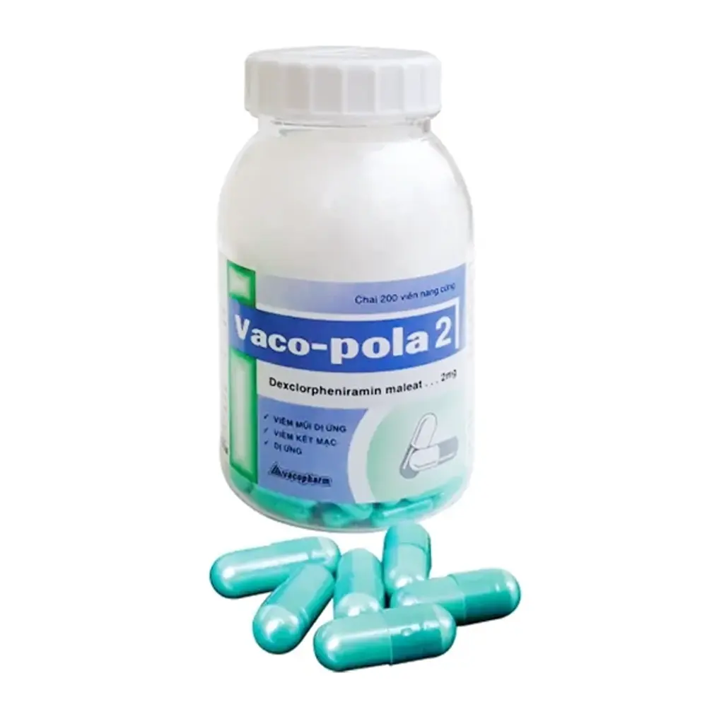 Vaco-pola 2 Vacopharm chai 200 viên
