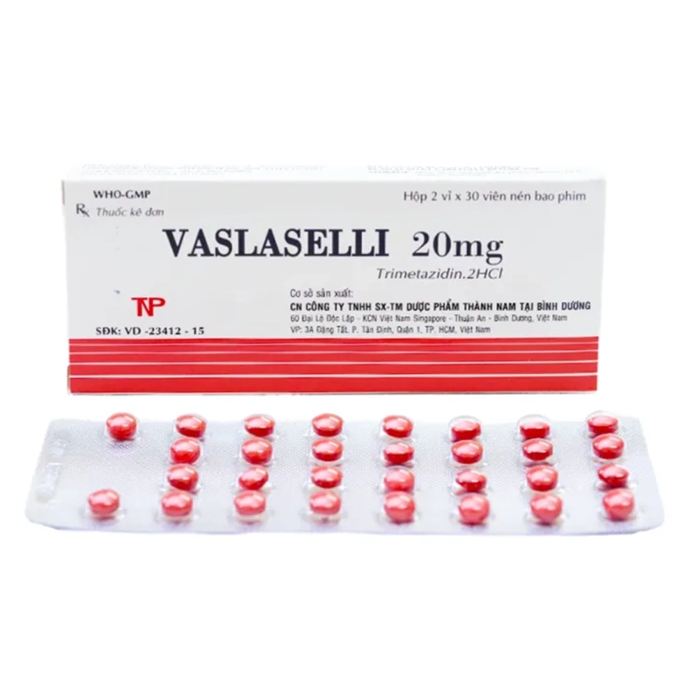 Vaslaselli 20mg Thành Nam 2 vỉ x 30 viên