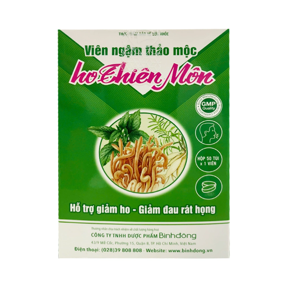 Viên Ngậm Thảo Mộc Ho Thiên Môn 50 viên