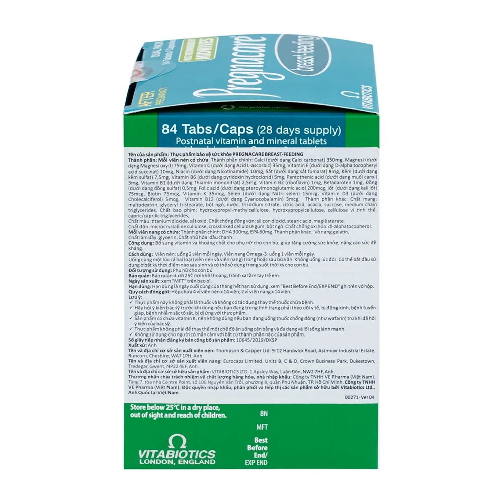 Vitabiotics Pregnacare Breast-Feeding 84 viên - 3