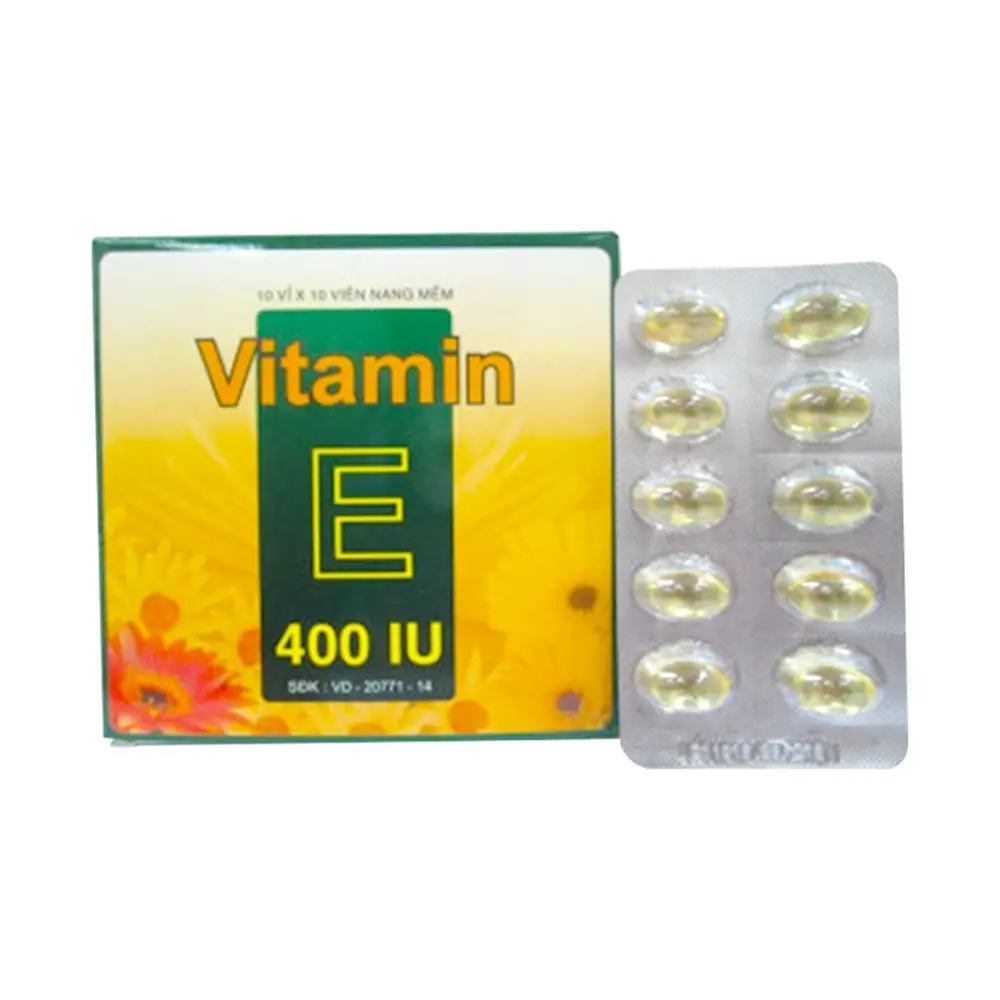 Vitamin E 400 IU Medisun 10 vỉ x 10 viên