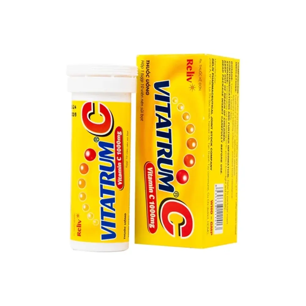 Vitatrum C 1000 mg Reliv tuýp 10 viên