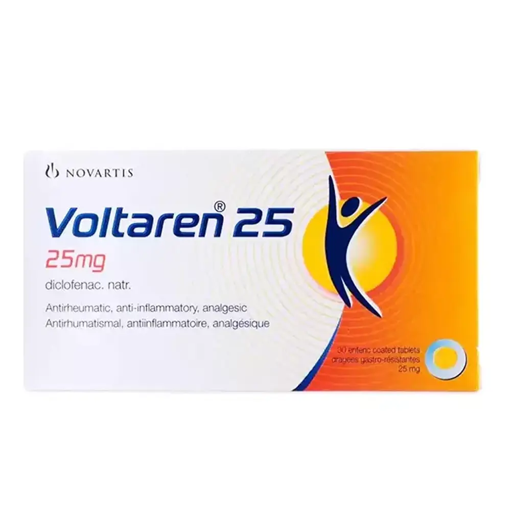 Voltaren 25 mg Novartis 10 vỉ x 10 viên