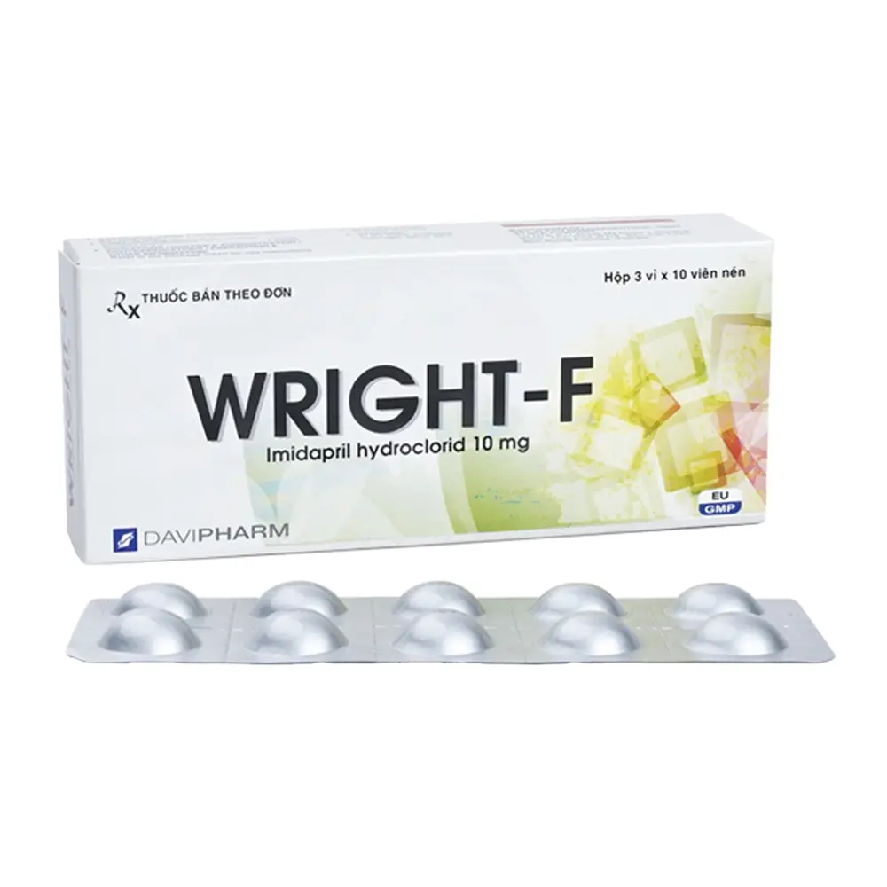 WRIGHT-F Davipharm 3 vỉ x 10 viên