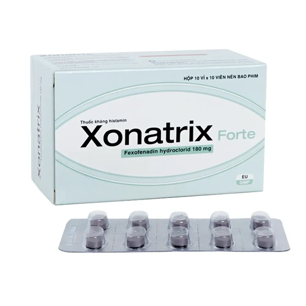 Xonatrix Forte DaviPharm 10 vỉ x 10 viên